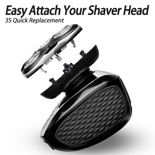 Blade Pro Replacement Head Compatible with Remington Balder Pro XR7000, 5 Dual Track Shaver Heads for a Smooth and Close Shave with No-Irritation. (Pack of 1)