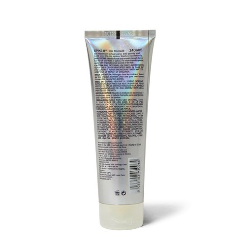 Beyond The Zone Spike It Hair Cement - Strong Hold Hair Gel for All Hair Types | 4 oz