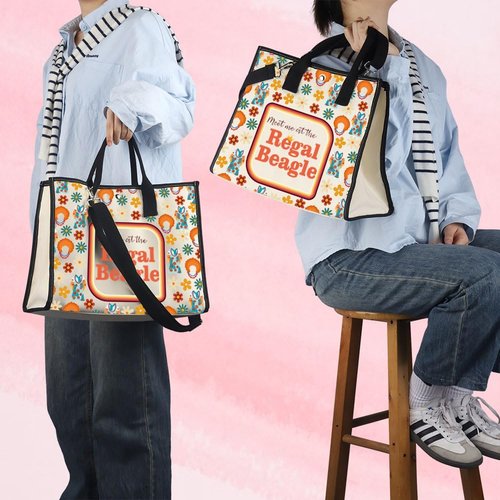 MNIGIU TV Show Inspired Gift HR Tote Bag TV Show Lover Gift T-V S-how Fans G-ift (Meet me TB)
