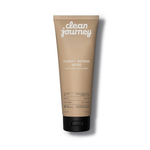 Cleanjourney Clarify Refresh Detox Hair Conditioner - EWG Verified, Tea Tree Oil & Biotin, 8 Fl Oz