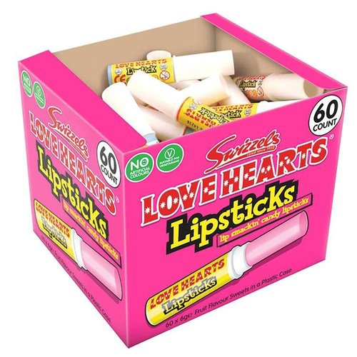 Swizzels Matlow Love Hearts Lipsticks (1 X 60)