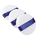 Powder Puff 3 Pieces 3 Inch Soft Powder Makeup Puffs Pads Makeup with Ribbon Face Powder Puffs for Loose and Foundation (3PCS Large Size 3 Inch)