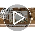 Rectangular Fall Floral Placemats Set of 4 - 12 x 18 Inch Beige Table Decor