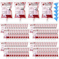 100 Pack Halloween Blood Bags for Drinks - Reusable Food Grade Drink Pouches with Funnel