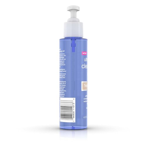 Neutrogena Ultra Light Facial Cleansing Oil - Non-Comedogenic Makeup Remover, 4 Fl. Oz