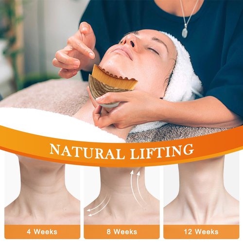 Lymphatic Contour Face Brush, 2PCS Lymphatic Drainage Massager Dry Brushing for Jawline and Chin Contour, Facial Dry Brush, Drainage Tool for Puffiness Relief and Relieve Fatigue