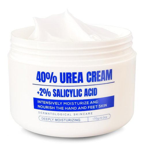QQWIAX 30% Urea Cream – Foot, Hand & Heel Cream for Dry, Cracked Skin, Callus & Rough Elbows – Intensive Moisturizing Lotion for Feet, Hands & Knees – 5oz
