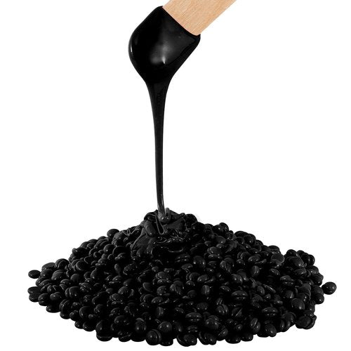 Hard Wax Beads, 1.5 lb Scented Brazilian Waxing Bead for Sensitive Skin, Stripless Coarse Hair Removal Waxing Bead for Bikini Line, Body, Face, Arms, Legs, Back, Chest, 10 Wooden Sticks