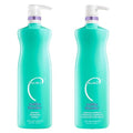 Malibu C Blondes Enhancing Shampoo & Conditioner Duo - Revitalizing Purple Formula for Healthy, Brilliant Blondes | 33.8 oz