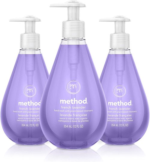 Method Gel Hand Wash - French Lavender Scent | 12 Fl Oz (Pack of 3)