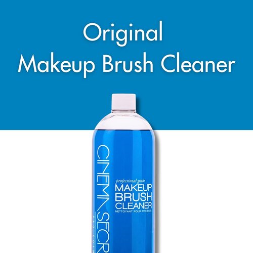 CINEMA SECRETS Professional Makeup Brush Cleaner - 32 Fl Oz | Gentle Formula for Deep Cleaning
