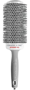 Olivia Garden Ceramic + Ion Speed XL - Extra-Long Round Thermal Hair Brush for Professional Blowouts