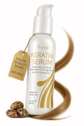 VITAMINS Keratin Hair Serum Oil - Anti-Frizz Treatment for Dry, Damaged Hair | 4.25 fl oz with Biotin & Collagen