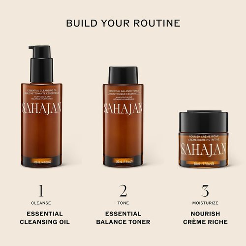 Sahajan Essential Balance Toner - Vitamin C & AHA Daily Glow Facial Toner | Exfoliates & Hydrates | 4 fl oz