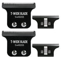Wahl 5 Star Detailer Li Trimmer Replacement Blades - Adjustable Zero-Gap Stainless Steel, Black | 2 Pack