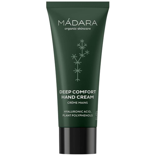 Madara Deep Comfort Hand Cream - Ultra-Moisturizing Formula with Aloe & Cocoa Butter - 60 ml, Soothes & Protects Dry Hands