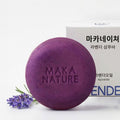 Maka Nature Lavender Shampoo Bar - Moisturizing Vegan Solid Shampoo for Normal to Dry Hair | Eco-Friendly 3.35 oz