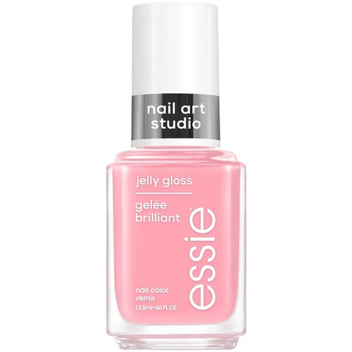Essie Nail Art Studio Jelly Gloss Polish - Vegan Sheer Pink Blush Jelly | 0.46 Fl Oz