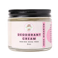 ECO ROOTS Natural Deodorant Cream - Organic & Vegan, Baking Soda Free | Rose Geranium Scent