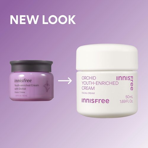 Innisfree Orchid Youth-Enriched Cream - Korean Face Moisturizer for Firming & Hydration