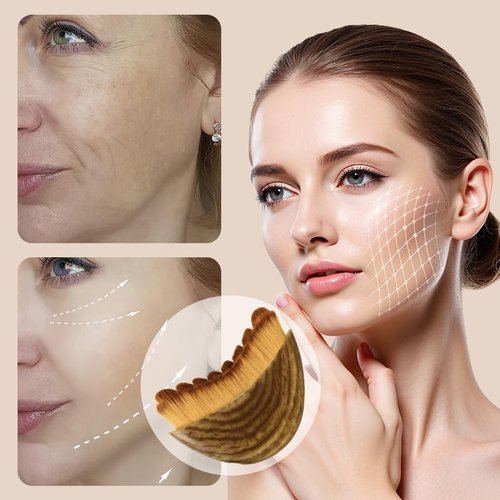 2 Pcs Lymphatic Contour Face Brush for Sculpting, Contour Face Brush for Lymphatic Drainage, Lymphatic Drainage Massager – Anti-Puffiness, Relieve Fatigue, Improves Skin Glow(2-Pack)
