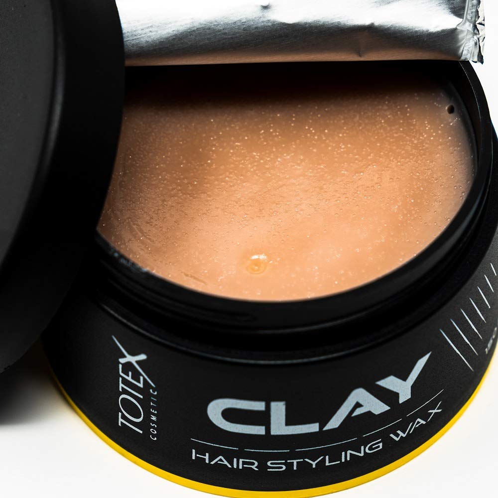 Totex Hair Styling Clay Wax - Natural Matte Finish for Messy Look | Unisex, 150 ml