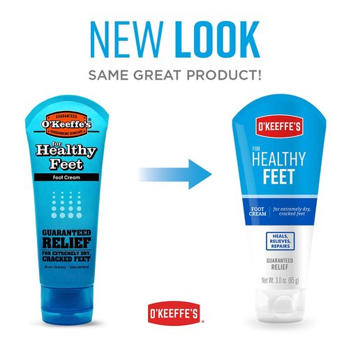 O'Keeffe's K0280004-3 Healthy Feet Foot Cream Tube (3 Pack), 3 oz