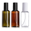 Portable Travel Spray Bottle,3Pcs 100ml/3oz Fine Mist Hairspray Bottle for Essential Oils, Empty Airless Makeup Face Spray Bottle Clear Refillable Travel Containers for Cosmetic Skincare Perfume.