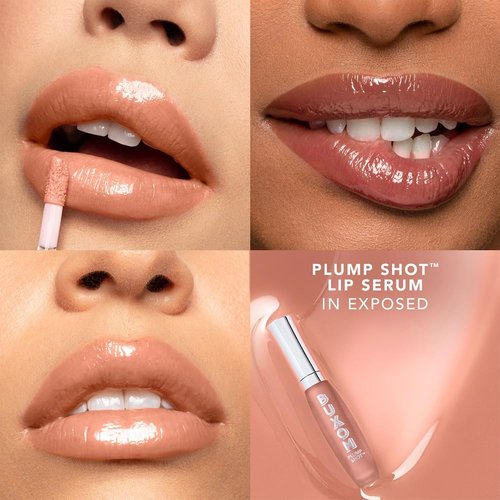 Buxom Plump Shot Lip Serum - Peptide-Infused Gloss with Hyaluronic Acid & Avocado Oil | Plumping Formula