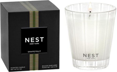 NEST New York Scented Classic Candle - Grapefruit Fragrance | 8.1 oz | 60-Hour Burn Time