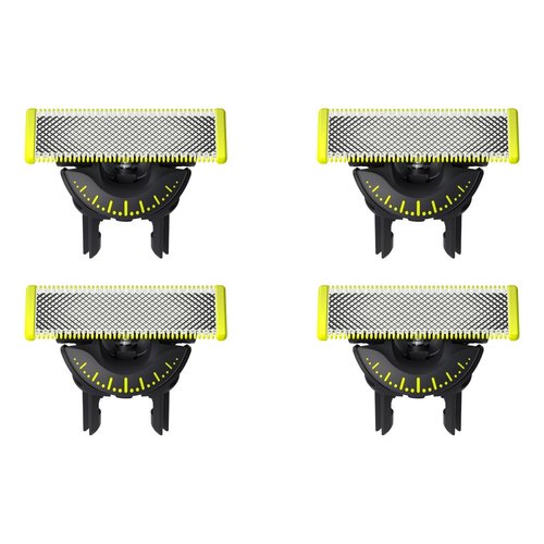Philips OneBlade 360 Replacement Blades, for OneBlade Electric Shaver and Trimmer, 4 Pack, Model QP440/50