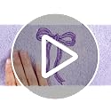 Halloween Ghost Hand Towels Set - Purple Orange 3 Pcs Bathroom Cotton Towels with Embroidery - Variation of THIS listing