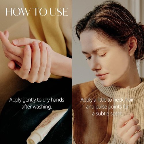 hetras. Perfume Hand Cream 1.69oz. | Hinoki - Cypress & Cedarwood Scent | Moisturizer for Dry Skin with Mango Seed Butter | Non-Greasy Formula Hydrates, Nourishes & Softens