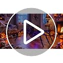 Giant Outdoor Halloween Spider Decoration 4.3ft Lighted Black Spider with 6 Modes & 100 LED Lights