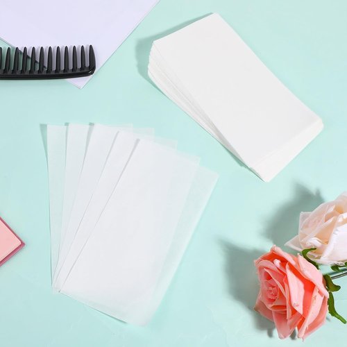 Skiennix Disposable Salon Perm Papers - High-Temperature Resistant Hair Wrapping | 100PCS, 15 x 7.5cm