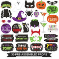 Halloween Photo Booth Props Set of 30 - Fully Assembled Party Decorations - Variation of THIS listing