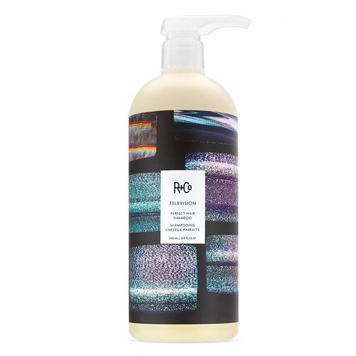 R+Co Television Perfect Hair Shampoo & Conditioner Set - Professional Size for Shine & Strength | Sulfate-Free, Vegan, 33.8 Oz (Pack of 2)