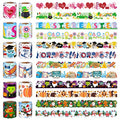 Holiday Bulletin Board Borders - 12 Rolls, Seasonal Classroom Decorations, 394 Feet