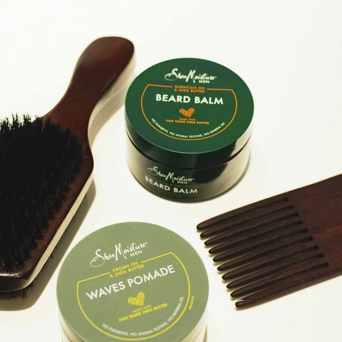 SheaMoisture Beard Balm for Men, 2-Pack – Moisturizing Shea Butter & Maracuja Oil, Gifts, 4 Oz Each