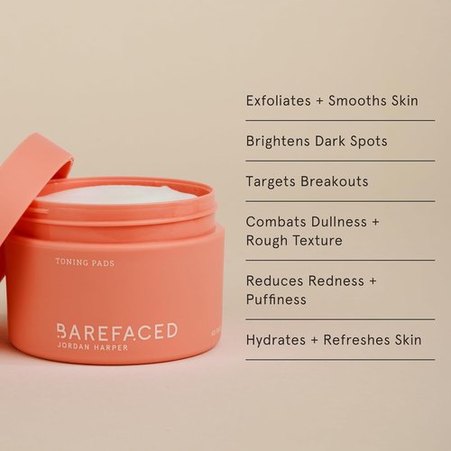Barefaced Minimalist Kit - Toning Pads & 10-in-1 Skin Booster | Achieve Smoother, Brighter Skin Easily