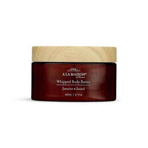 A LA MAISON Whipped Body Butter - Jasmine & Santal - Ultra-Rich Shea Moisturizer for Dry Skin - 6.7 oz