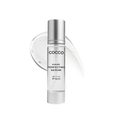 Cocco Hair Perfecting Serum with PQC, Anti-Frizz & Anti-Humidity Shine Serum, Heat Protectant for Smooth Hair, UV Protection, 3.4 fl oz (100 ml)