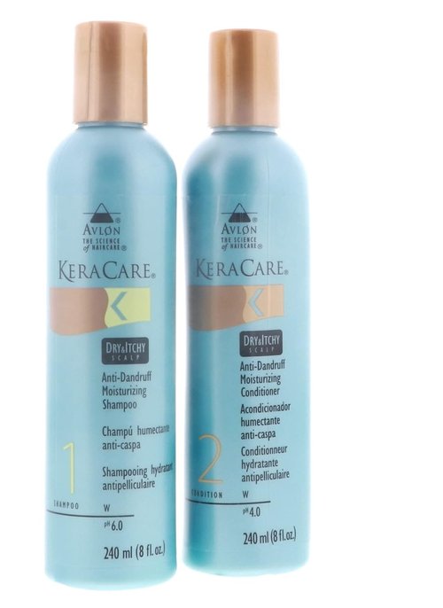 Avlon Keracare Dry Itchy Scalp Shampoo & Conditioner Set - Soothing Relief for Healthy Hair