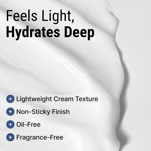 varuza Ultra Moisturizing Derma Face Cream - Deep Hydrating Facial Moisturizer - EWG, Vegan Certified Oil Free Korean Skin Care 1.69 fl oz