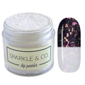 Sparkle & Co. Dip Powders – dp.332 Sunshadow (White to Black Opal Sun Change) 1 Ounce Dipping Powder Jar For Manicure DIY Spring Shade, No Lamp Needed
