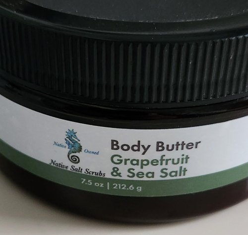 Grapefruit & Sea Salt Body Butter 7.5 oz Full body Hydration Cream