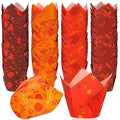 400 Pcs Fall Tulip Cupcake Liners Halloween Baking Cups Orange Pumpkins
