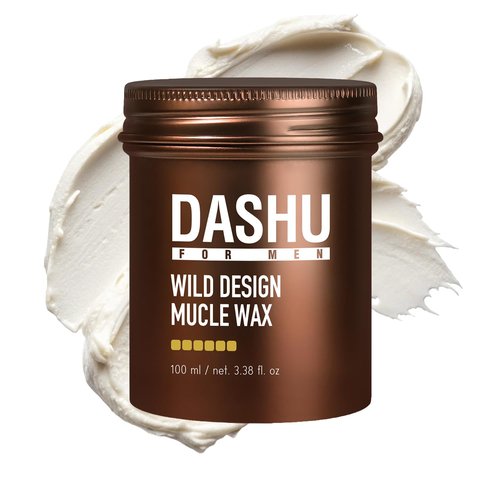 DASHU Muscle Wax 3.5oz - Strong Hold Styling Wax with No Shine, Easy to Wash