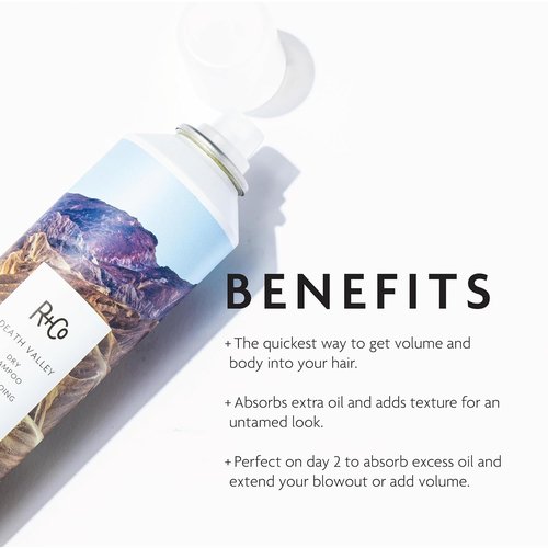 R+Co Death Valley Dry Shampoo for Women - Adds Volume & Body | Vegan, Gluten-Free, Paraben-Free