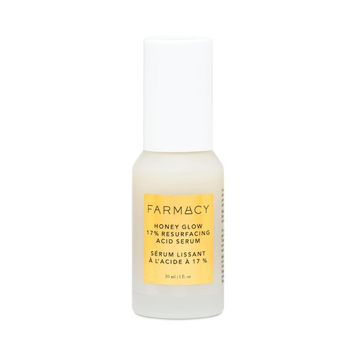 Farmacy Face Exfoliator Serum - Honey Glow 17% AHA + BHA Liquid Exfoliant & Salicylic Acid Serum - Resurfacing Skin Care for Reduced Pores + Texture - Hydrates Skin for an Overall Glow (30ml)